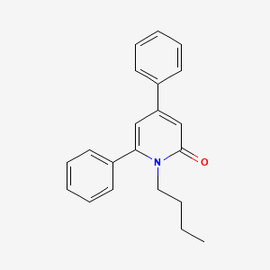 molecular formula C21H21NO B2912212 1-Butyl-4,6-diphenylpyridin-2-one CAS No. 21916-52-9