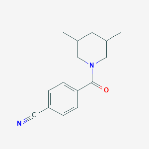 4-(3,5-Dimethylpiperidine-1-carbonyl)benzonitrile