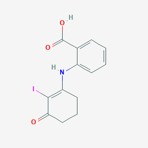2-((2-Iodo-3-oxocyclohex-1-enyl)amino)benzoic acid