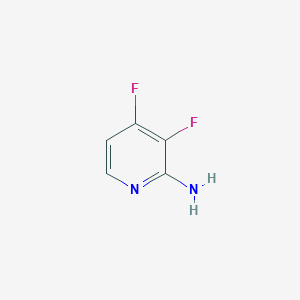 molecular formula C5H4F2N2 B2912299 3,4-Difluoropyridin-2-amine CAS No. 1804379-06-3