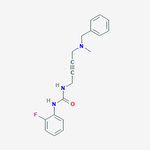 1-(4-(Benzyl(methyl)amino)but-2-yn-1-yl)-3-(2-fluorophenyl)urea
