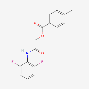[2-(2,6-Difluoroanilino)-2-oxoethyl] 4-methylbenzoate