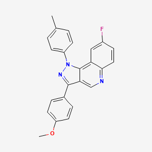 8-fluoro-3-(4-methoxyphenyl)-1-(4-methylphenyl)-1H-pyrazolo[4,3-c]quinoline