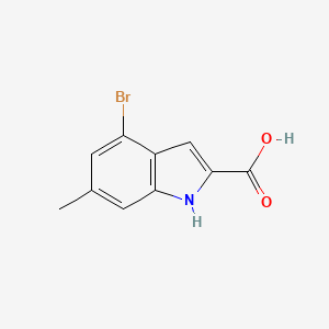 1H-Indole-2-carboxylic acid, 4-bromo-6-methyl-