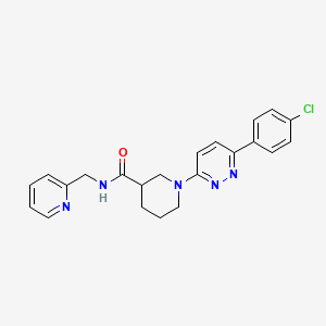 1-(6-(4-chlorophenyl)pyridazin-3-yl)-N-(pyridin-2-ylmethyl)piperidine-3-carboxamide