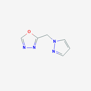 2-[(1H-pyrazol-1-yl)methyl]-1,3,4-oxadiazole