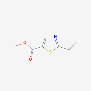 molecular formula C7H7NO2S B2912382 methyl 2-ethenyl-1,3-thiazole-5-carboxylate CAS No. 1783261-91-5