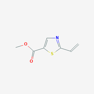 molecular formula C7H7NO2S B2912382 Methyl 2-vinylthiazole-5-carboxylate CAS No. 1783261-91-5