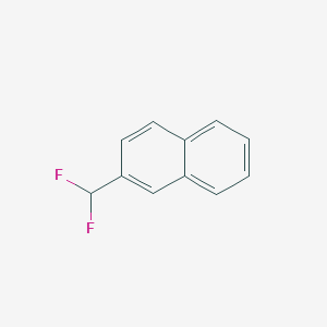 molecular formula C11H8F2 B2912400 2-(Difluoromethyl)naphthalene CAS No. 140135-76-8