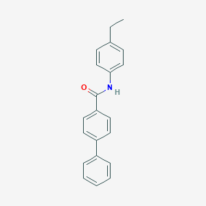 molecular formula C21H19NO B291252 N-(4-ETHYLPHENYL)-[1,1'-BIPHENYL]-4-CARBOXAMIDE 