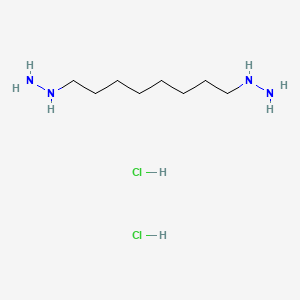 molecular formula C8H24Cl2N4 B2912609 (8-Hydrazinyloctyl)hydrazine dihydrochloride CAS No. 2228824-74-4