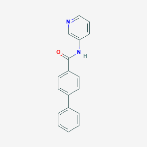 molecular formula C18H14N2O B291263 N-(PYRIDIN-3-YL)-[1,1'-BIPHENYL]-4-CARBOXAMIDE 