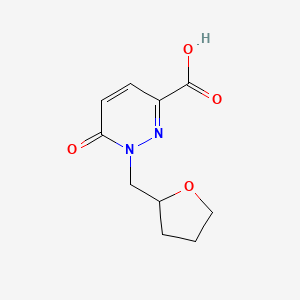 6-Oxo-1-(oxolan-2-ylmethyl)pyridazine-3-carboxylic acid