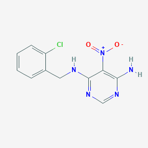 N-(2-chlorobenzyl)-5-nitropyrimidine-4,6-diamine
