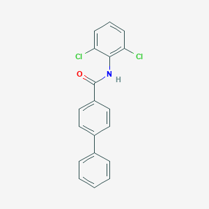 molecular formula C19H13Cl2NO B291264 N-(2,6-dichlorophenyl)biphenyl-4-carboxamide 