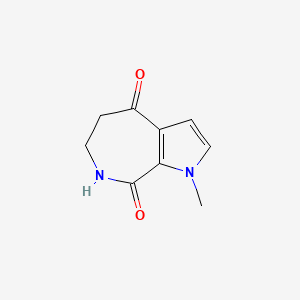 1-Methyl-6,7-dihydropyrrolo[2,3-c]azepine-4,8(1H,5H)-dione