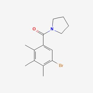 (5-Bromo-2,3,4-trimethylphenyl)(pyrrolidin-1-yl)methanone
