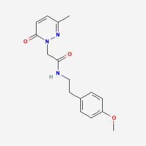 N-(4-methoxyphenethyl)-2-(3-methyl-6-oxopyridazin-1(6H)-yl)acetamide