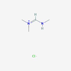 molecular formula C4H11ClN2 B2912758 Dimethyl(methylaminomethylidene)azanium;chloride CAS No. 89603-47-4