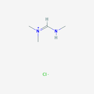 B2912758 Dimethyl(methylaminomethylidene)azanium;chloride CAS No. 89603-47-4