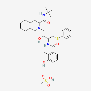 molecular formula C32H45N3O4S B2912780 Nelfinavir CAS No. 159989-64-7; 159989-65-8