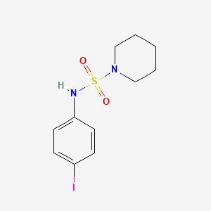 molecular formula C11H15IN2O2S B2912935 N-(4-iodophenyl)piperidine-1-sulfonamide CAS No. 865612-02-8