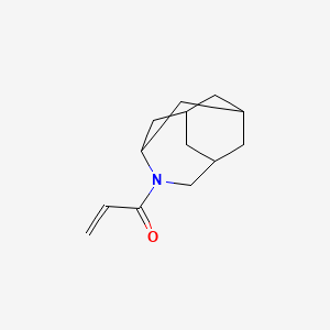molecular formula C13H19NO B2912937 1-(4-Azatricyclo[4.3.1.13,8]undecan-4-yl)prop-2-en-1-one CAS No. 2109126-63-6