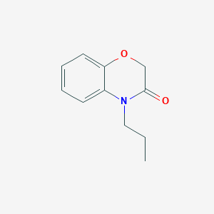 molecular formula C11H13NO2 B2912946 4-propyl-2H-benzo[b][1,4]oxazin-3(4H)-one CAS No. 439110-74-4