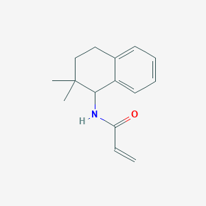 molecular formula C15H19NO B2913098 N-(2,2-Dimethyl-3,4-dihydro-1H-naphthalen-1-yl)prop-2-enamide CAS No. 2305452-10-0