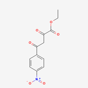 molecular formula C12H11NO6 B2913163 Ethyl 4-(4-nitrophenyl)-2,4-dioxobutanoate CAS No. 54808-56-9