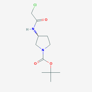 (R)-tert-Butyl 3-(2-chloroacetamido)pyrrolidine-1-carboxylate