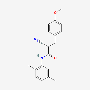 2-cyano-N-(2,5-dimethylphenyl)-3-(4-methoxyphenyl)propanamide