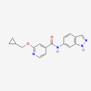 2-(cyclopropylmethoxy)-N-(1H-indazol-6-yl)isonicotinamide