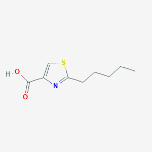 2-Pentyl-1,3-thiazole-4-carboxylic acid