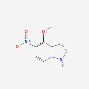 4-Methoxy-5-nitro-indoline