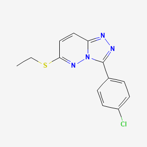 3-(4-Chlorophenyl)-6-(ethylthio)-[1,2,4]triazolo[4,3-b]pyridazine