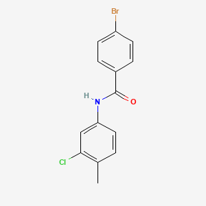 4-bromo-N-(3-chloro-4-methylphenyl)benzamide