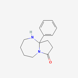 9a-phenyl-octahydro-1H-pyrrolo[1,2-a][1,3]diazepin-7-one