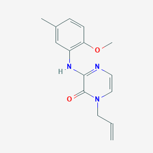 1-allyl-3-((2-methoxy-5-methylphenyl)amino)pyrazin-2(1H)-one