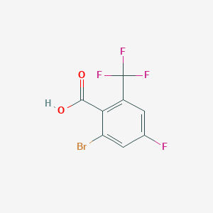2-Bromo-4-fluoro-6-(trifluoromethyl)benzoic acid