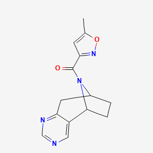 (5-methylisoxazol-3-yl)((5R,8S)-6,7,8,9-tetrahydro-5H-5,8-epiminocyclohepta[d]pyrimidin-10-yl)methanone