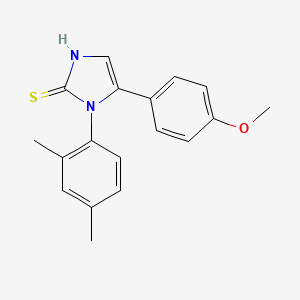 1-(2,4-dimethylphenyl)-5-(4-methoxyphenyl)-1H-imidazole-2-thiol