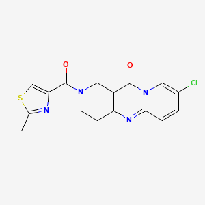 8-chloro-2-(2-methylthiazole-4-carbonyl)-3,4-dihydro-1H-dipyrido[1,2-a:4',3'-d]pyrimidin-11(2H)-one