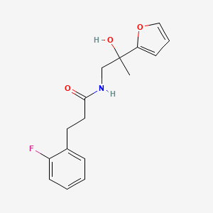 3-(2-fluorophenyl)-N-(2-(furan-2-yl)-2-hydroxypropyl)propanamide