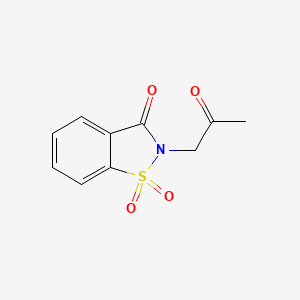 2-(2-Oxopropyl)-1,2-benzisothiazol-3(2H)-one 1,1-dioxide