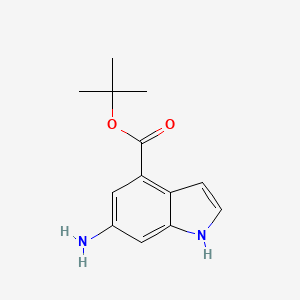 B2913499 tert-Butyl 6-amino-1H-indole-4-carboxylate CAS No. 2248361-82-0