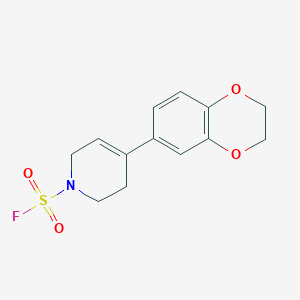 4-(2,3-Dihydro-1,4-benzodioxin-6-yl)-3,6-dihydro-2H-pyridine-1-sulfonyl fluoride