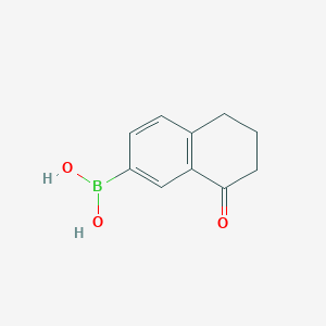 (8-oxo-6,7-dihydro-5H-naphthalen-2-yl)boronic acid