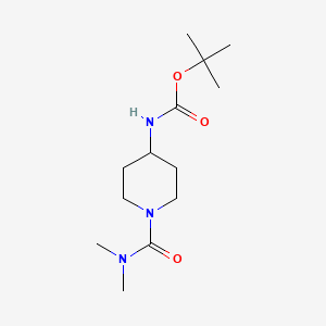 tert-Butyl 1-(dimethylcarbamoyl)piperidin-4-ylcarbamate