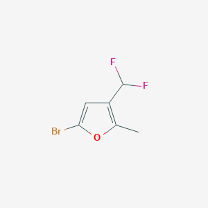 B2913586 5-Bromo-3-(difluoromethyl)-2-methylfuran CAS No. 2248275-08-1
